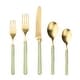 preview thumbnail 28 of 33, Mepra Fantasia Ice Gold Flatware Set