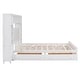 preview thumbnail 14 of 105, Modern Platform Bed with Integrated Cabinet, Trundle Bed and Drawers