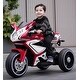 preview thumbnail 13 of 15, 6V Kids Ride On Motorcycle,380W Electric Ride On Motorcycle with Training Wheels, Light Wheels, Manual Throttle,Led Lights