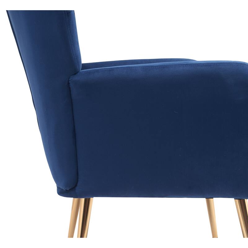 Mid Century Wingback Upholstered Accent Chair