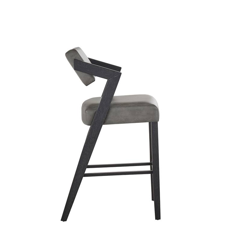 Kalispell Wood Finish Counter & Bar Chair by iNSPIRE Q Modern