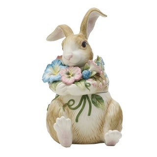 Fitz and Floyd Toulouse Cookie Jar - 11.5-in ht
