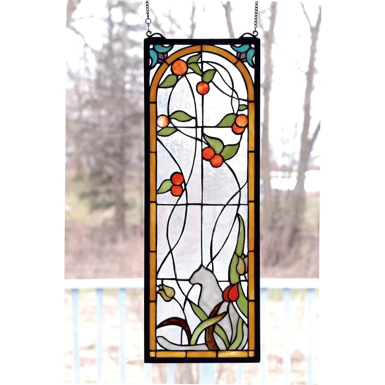 Meyda Tiffany Stained Glass Tiffany Window From The Arts Crafts Overstock