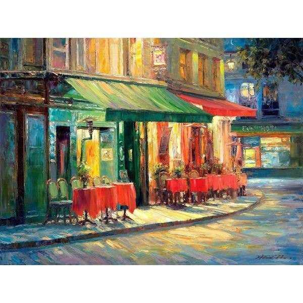 Shop Easy Art Prints Haixia Liu S Red Green Cafe Premium