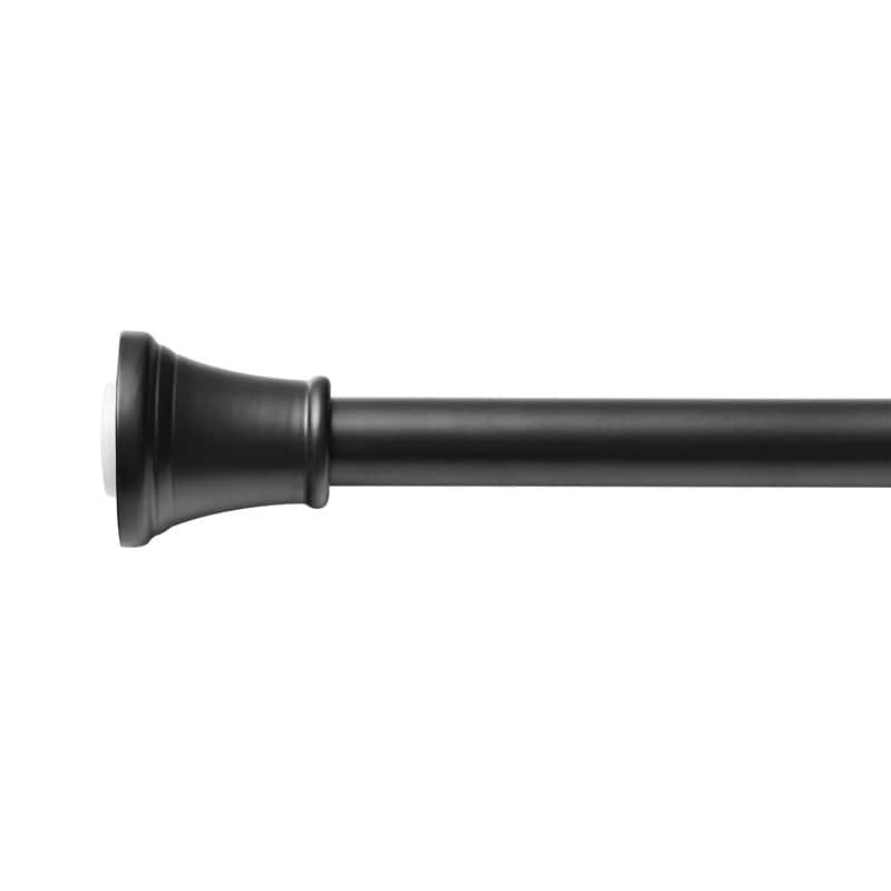 Utopia Alley Adjustable 72-Inch Shower Curtain Tension Rod - Rust-Proof Aluminum with Rubber End Cap, No Drill Installation