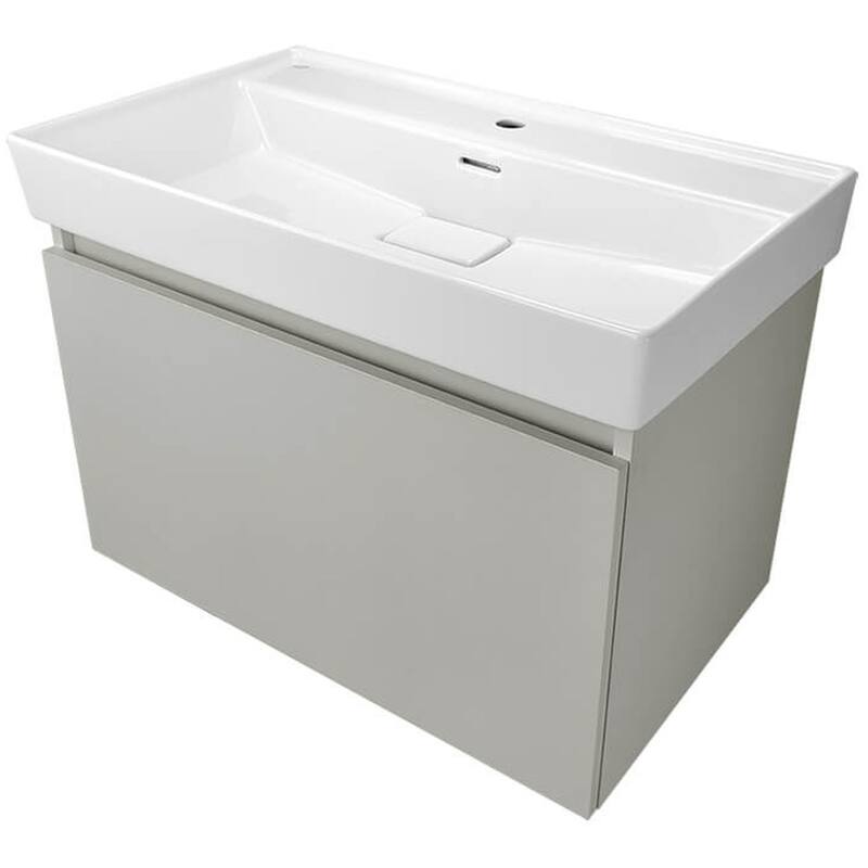 Nameeks Sharp-3219-W Sharp 32" Wall Mounted Single Basin Vanity Set