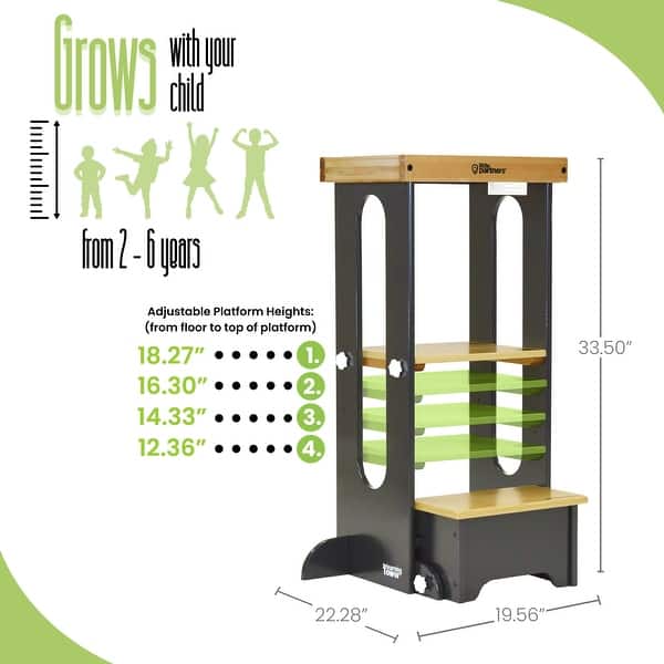 dimension image slide 3 of 7, Little Partners® Explore 'N Store Learning Tower®