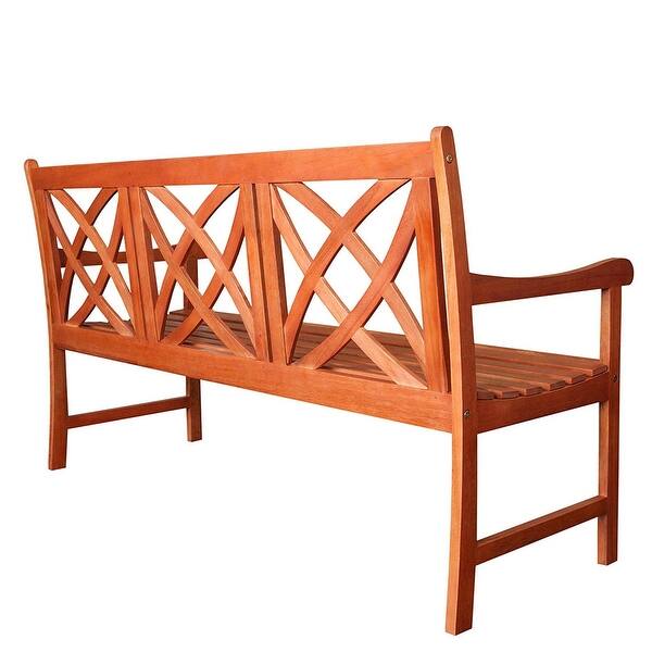 Shop Sustainable Eucalyptus Wood 5 Ft Outdoor Garden Bench In