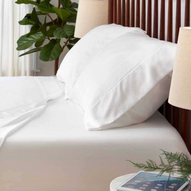 SHEEX Arctic Aire•MAX Tencel Cooling Pillowcases, Set of 2 - Standard - White