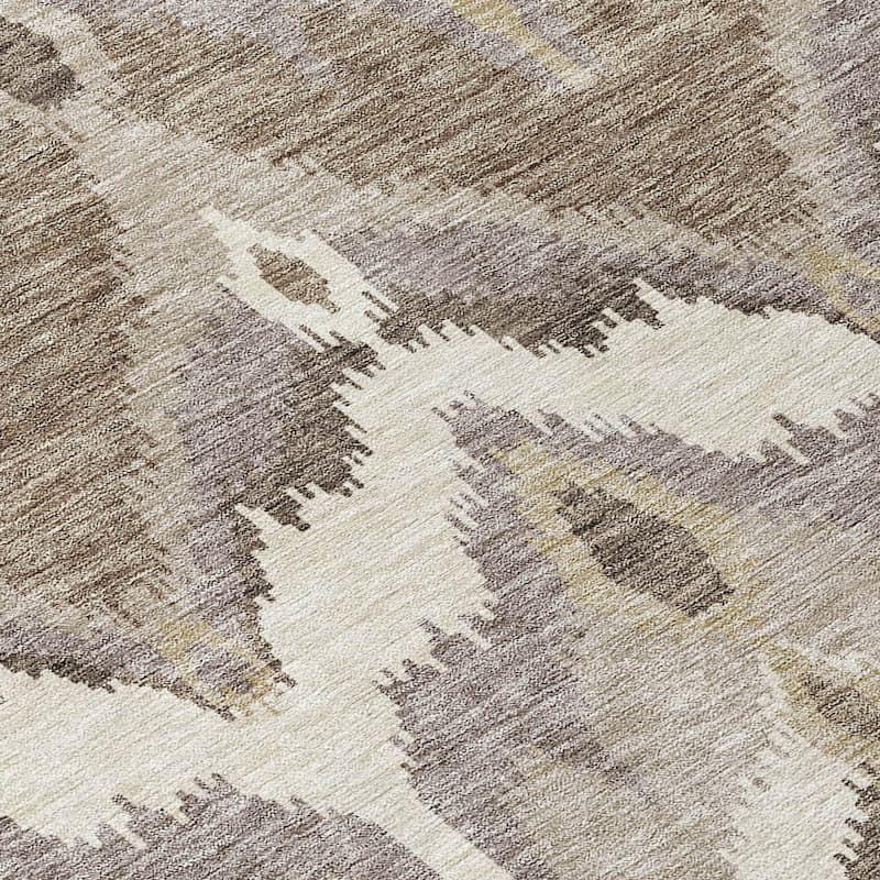 HomeRoots Ikat Transitional Rectangle Outdoor Rug