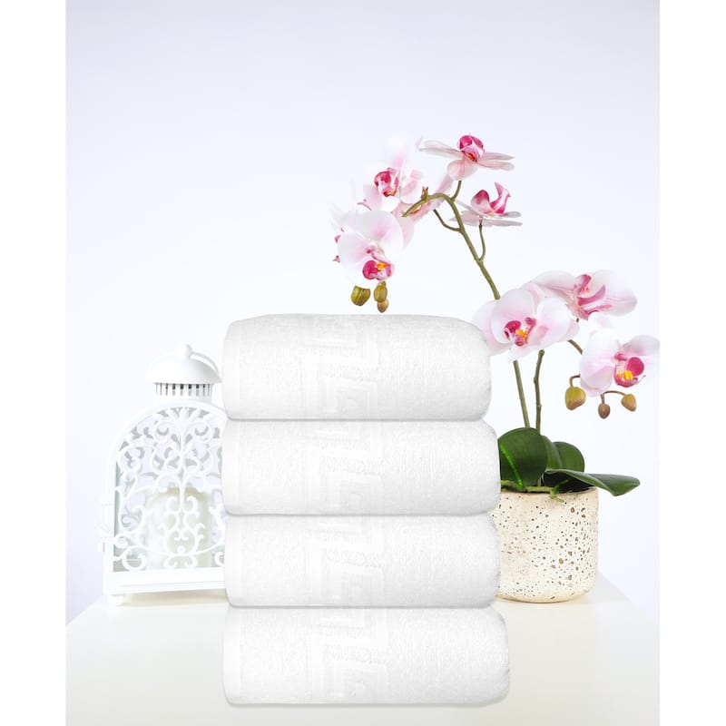Ozan Premium Home Milos Collection Hand Towels, Set of 4 - 16-30 inch