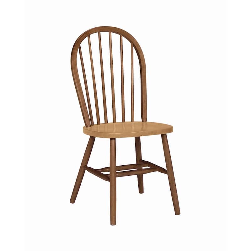 International Concepts Solid Wood Windsor Spindle Back Dining Chair