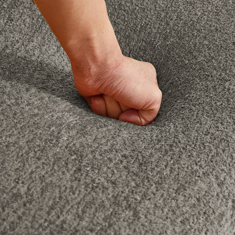 Comfortable and Space-Saving Single Foam Compression Sofa Chair with Footrest + Pillow