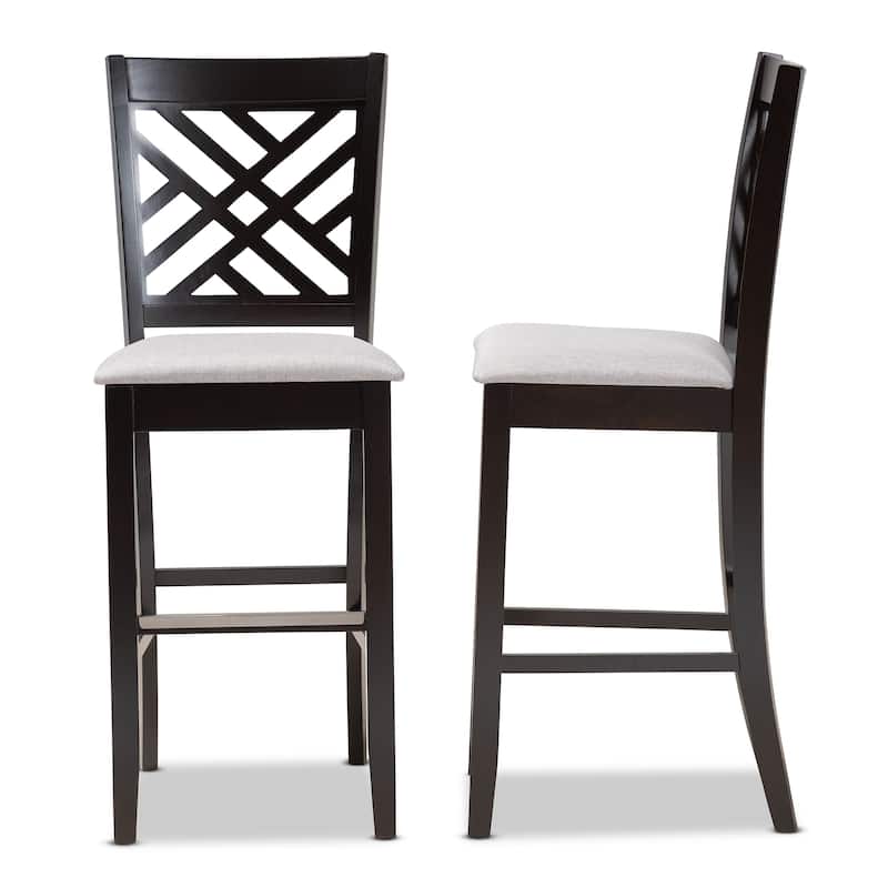 Jason Modern and Contemporary 2-Piece Bar Stool Set