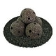 preview thumbnail 39 of 121, Ceramic Fire Balls for Indoor/ Outdoor Fire Pits or Fireplaces