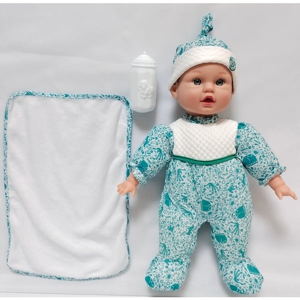slide 2 of 5, Goldberger Baby's First Baby Talker Interactive Baby Doll