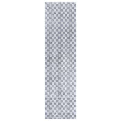 SAFAVIEH Slate Nikolle Checkered Rug