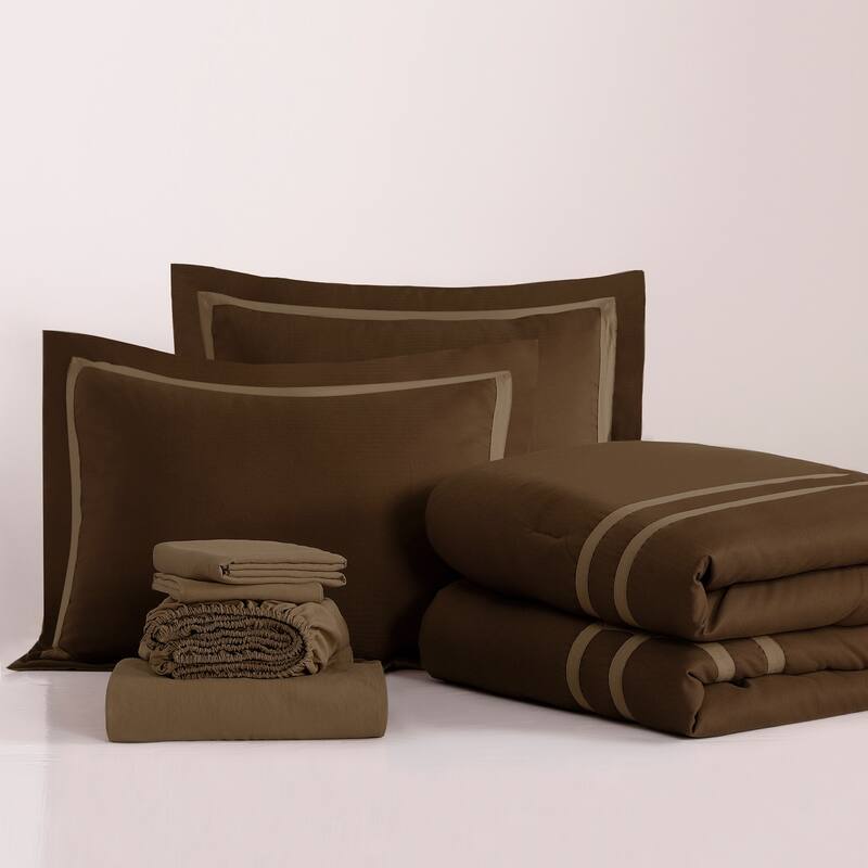 Wonderful Hotel Comforter Set Bag in A Bag 8 Piece