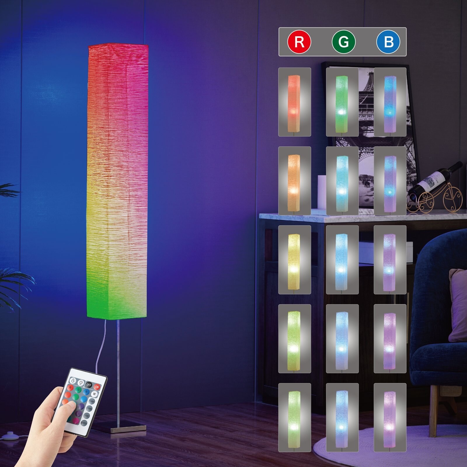 Colour changing floor lamp the range sale