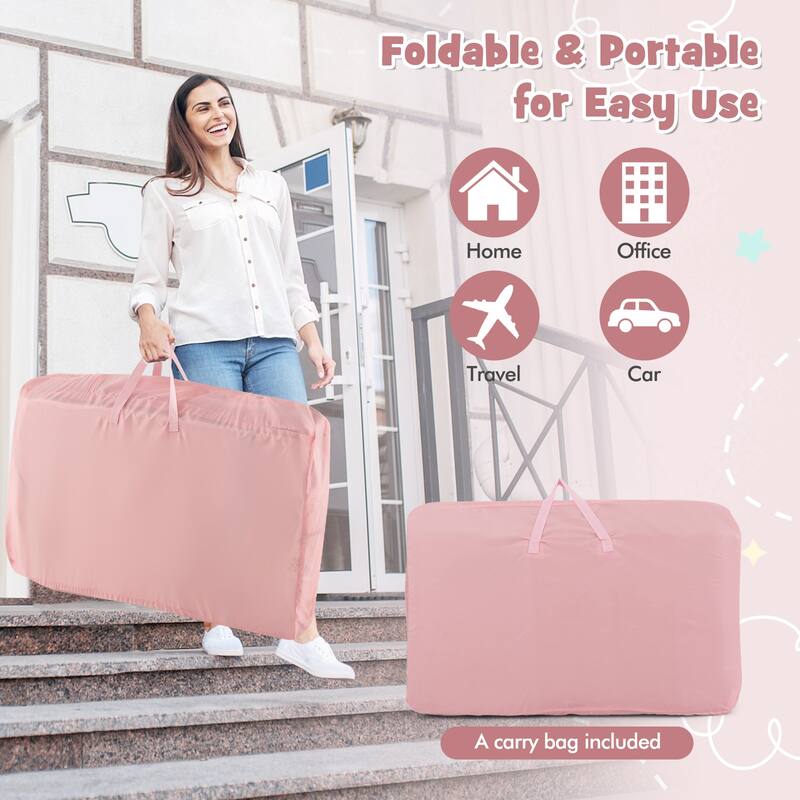 Costway Baby Bassinet Bedside Sleeper with 6-Level Adjustable Height - See Details