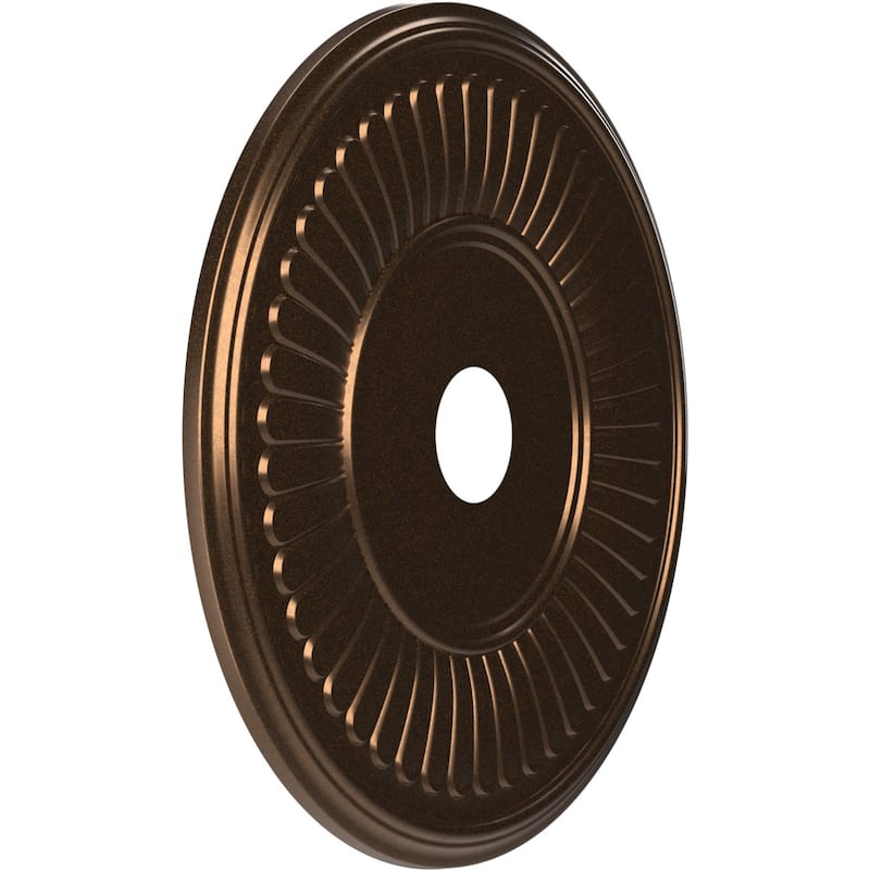 3 1/2" Inside Diameter - Berkshire Thermoformed PVC Ceiling Medallion