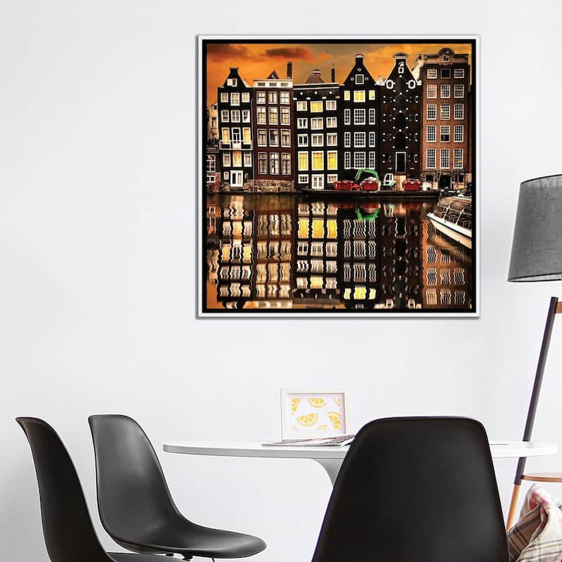 iCanvas "Amsterdam II" by Enzo Romano Framed Canvas Print