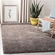 preview thumbnail 16 of 63, SAFAVIEH Handmade South Beach Leonella Shag Solid Polyester Rug 5' x 7' - Silver