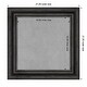 preview thumbnail 13 of 36, Amanti Art Rustic Pine Black Framed Magnetic Board Board Size 16x16