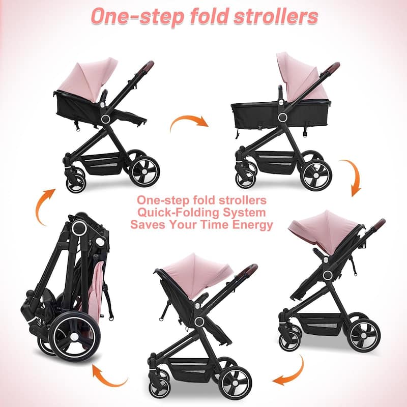 Convertible Baby Stroller for Toddler 1-3