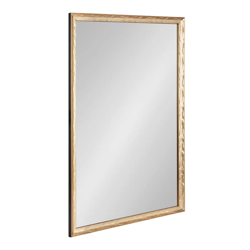 Kate and Laurel Illiona Rectangle Wall Mirror - 24x36 - Gold