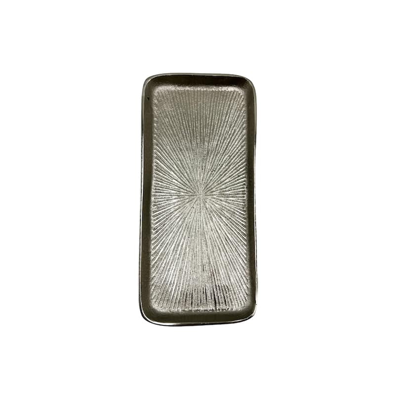 Decorative Handmade Aluminum Modern Square Tray