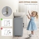 preview thumbnail 16 of 32, HOMCOM Pedestal Sink Storage Cabinet, Farmhouse Freestanding Bathroom Sink Cabinet with 2 Barn Doors and Adjustable Shelf, White