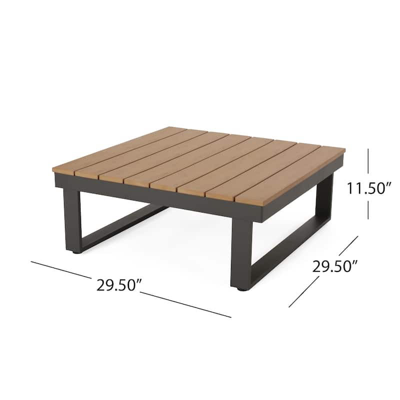 Roomfitters 5-Seater Outdoor Sofa Set, Weather-Resistant Cushioned Patio Seating, Modern Metal Frame