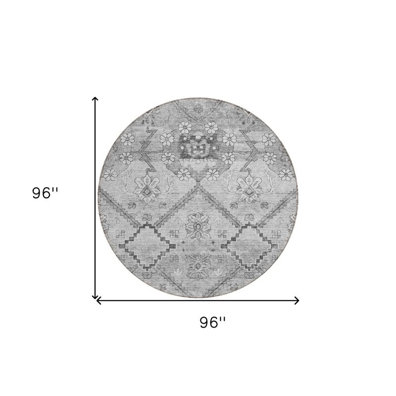 HomeRoots Floral Transitional Rectangle Outdoor Rug
