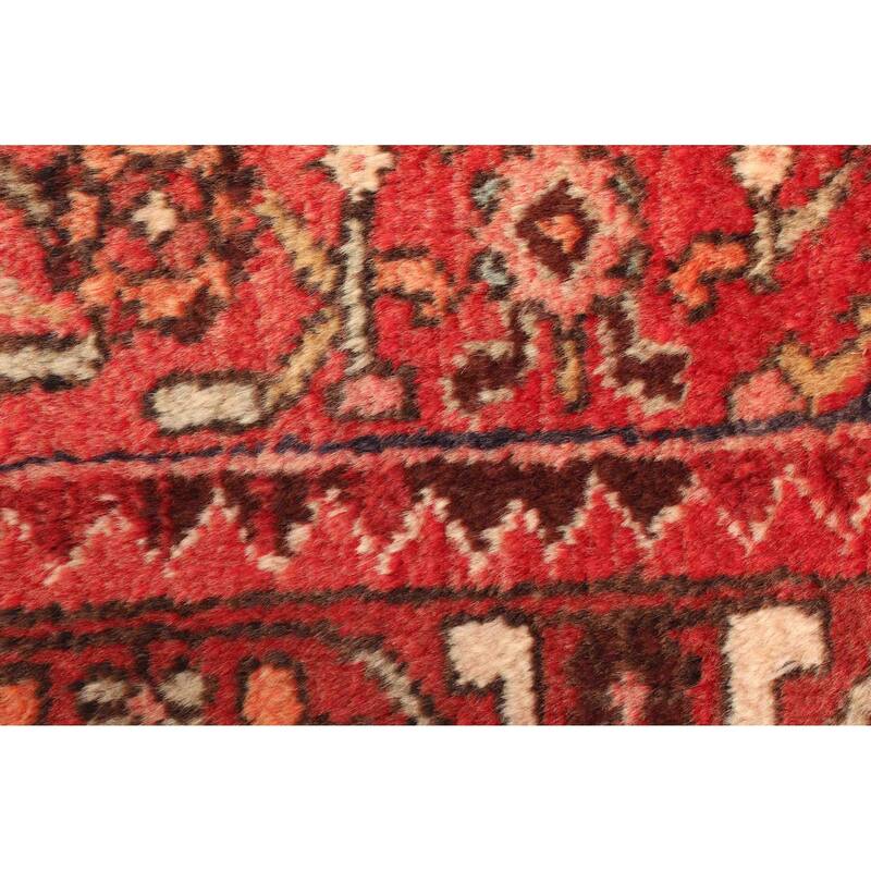 ECARPETGALLERY Hand-knotted Andelz Dark Red Wool Rug - 3'9 x 5'6