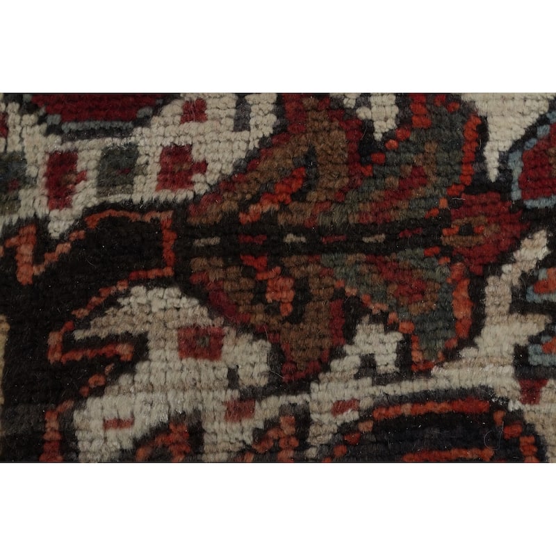 Hand Knotted Oriental 100% Wool Carpet Traditional Medallion Red Heriz Area Rug - 11' 6'' X 8' 3''