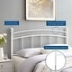 preview thumbnail 18 of 22, Abigail Full Metal Headboard