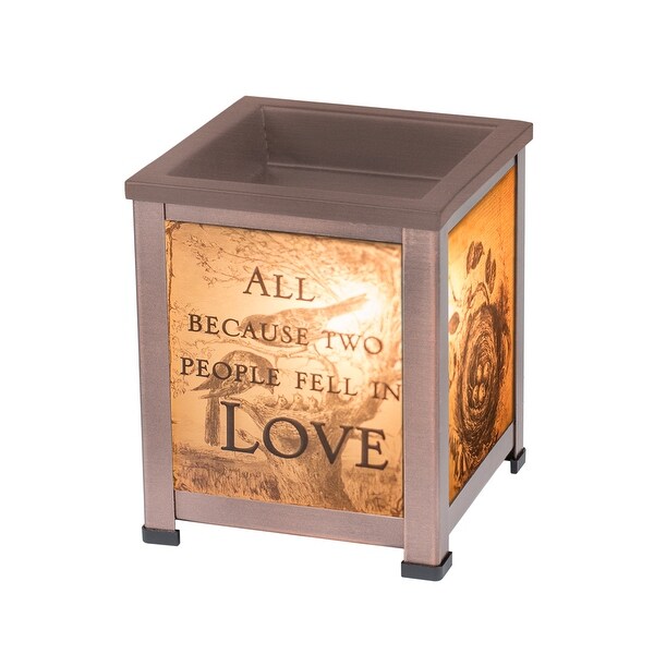 5" Black and Silver Colored Rectangular Comforting Warmer - N/A