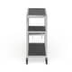 preview thumbnail 3 of 8, SEI Furniture Glenn White Metal Bar Cart