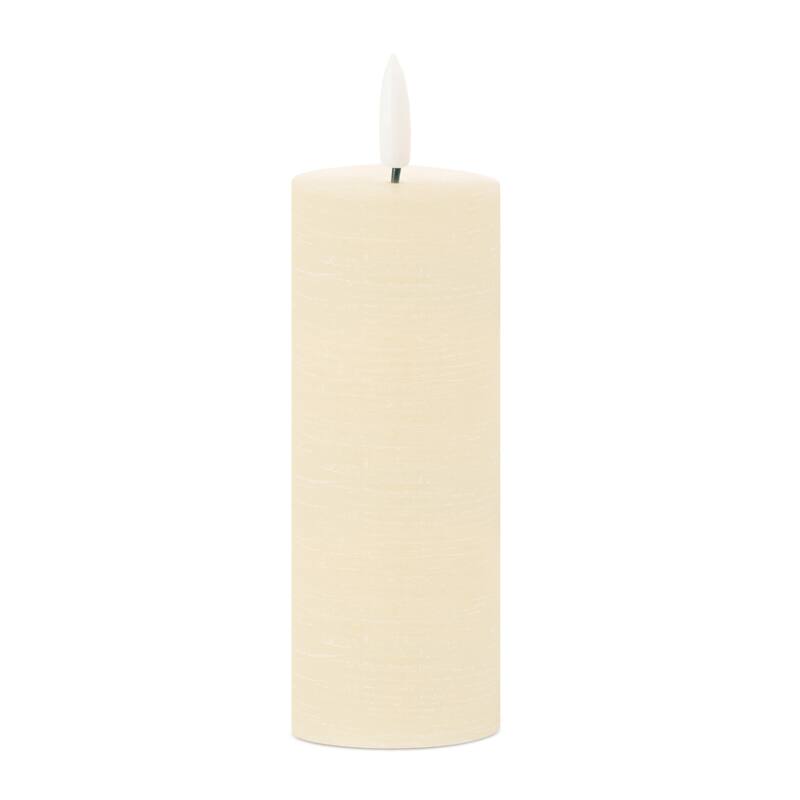 FIA Wick Ivory Pillar Candle (Set of 4)