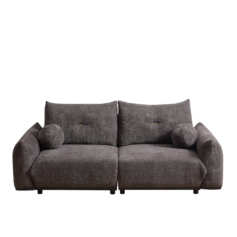 Lamb's Wool 2-seater Cushion Sofa