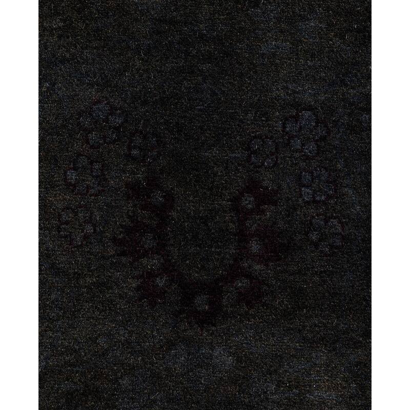 Overdyed One-of-a-Kind Hand-Knotted Area Rug - Brown - 3' 2" x 20' 8"