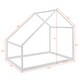 preview thumbnail 8 of 22, Full-Size Kids House Bed with Semi-Enclosed Frame, Ideal for Creative Décor