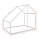 preview thumbnail 12 of 48, Twin/Full Size Montessori Bed Frame, Wood Floor Bed with Roof for Kids