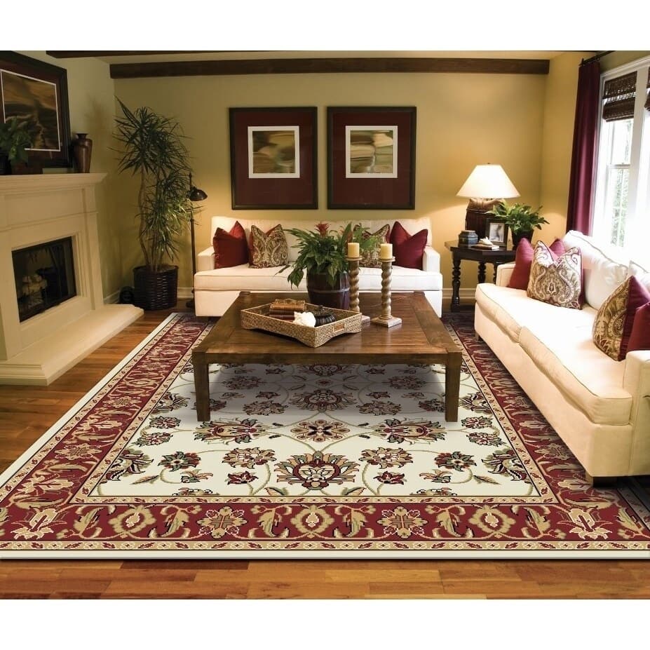 Copper Grove Sastamala Bordered Persian Area Rug