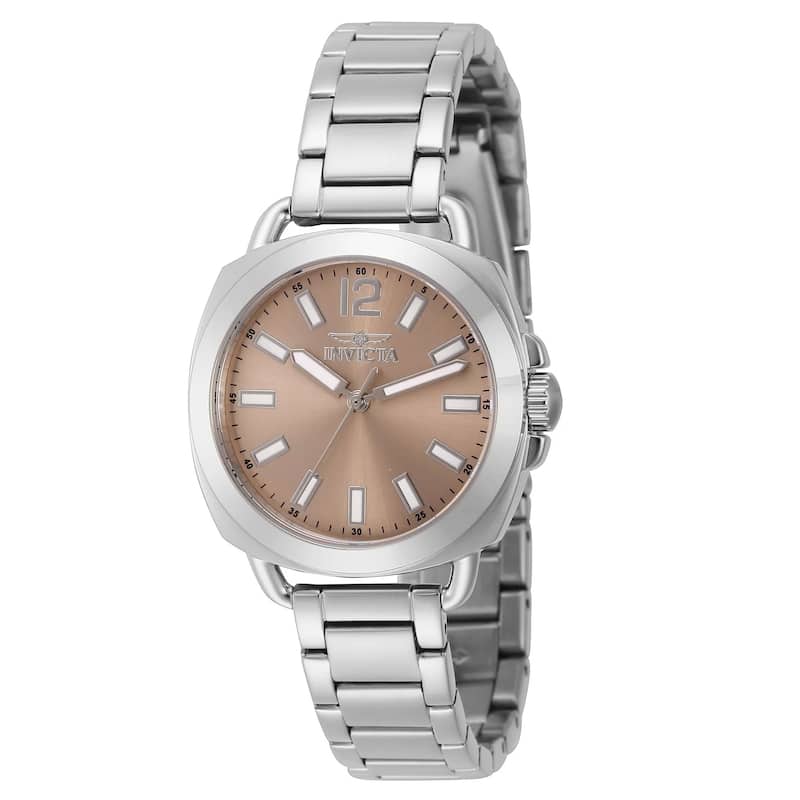 Invicta Women's 46345 Wildflower Quartz 3 Hand Light Pink Dial Watch