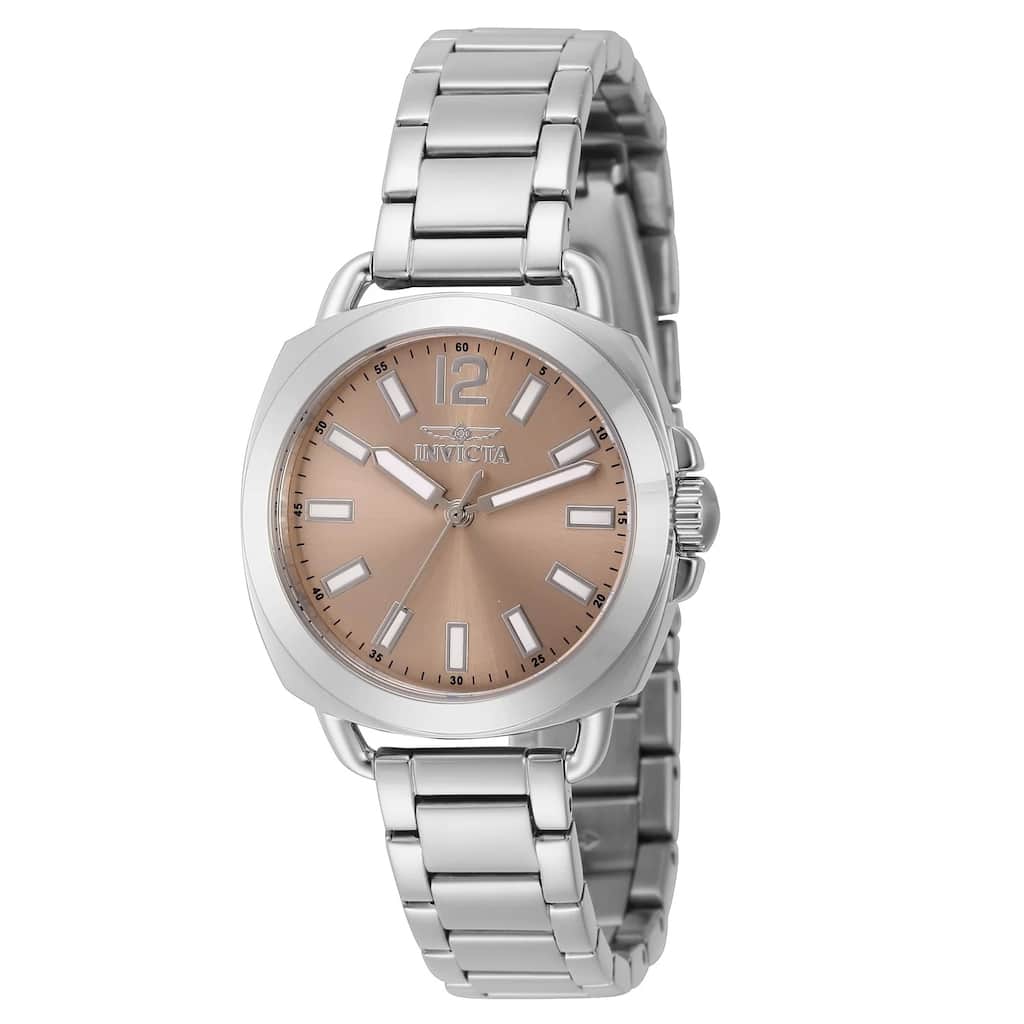 Invicta Women's 46345 Wildflower Quartz 3 Hand Light Pink Dial Watch