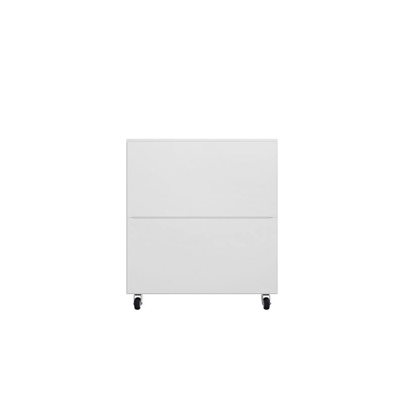 Manhattan Comfort Eiffel 28.35" Mobile Garage Storage Cabinet with 1 Drawer