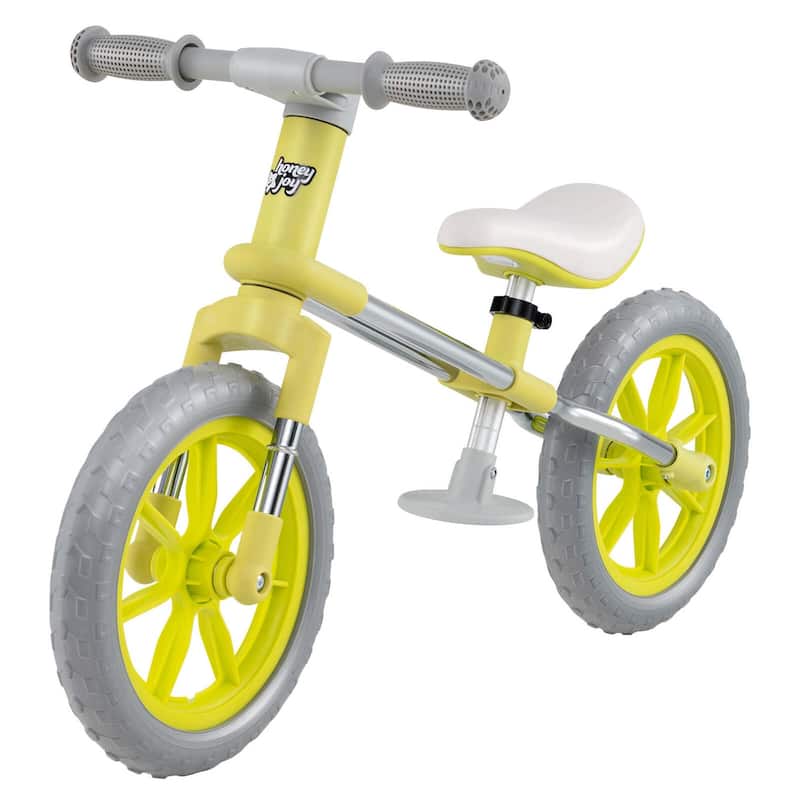 Honeyjoy 12" Balance Bike 2 Wheels Children’s Bicycle with Adjustable - See Details - Green