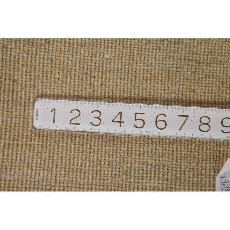 Gabbeh Modern Runner Rug Hand-Knotted Contemporary Wool Carpet - 2'6"x 9'8"